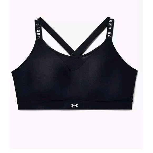 Under Armour Women's Infinity High Impact Sports Bra Black 3X New - Picture 1 of 6